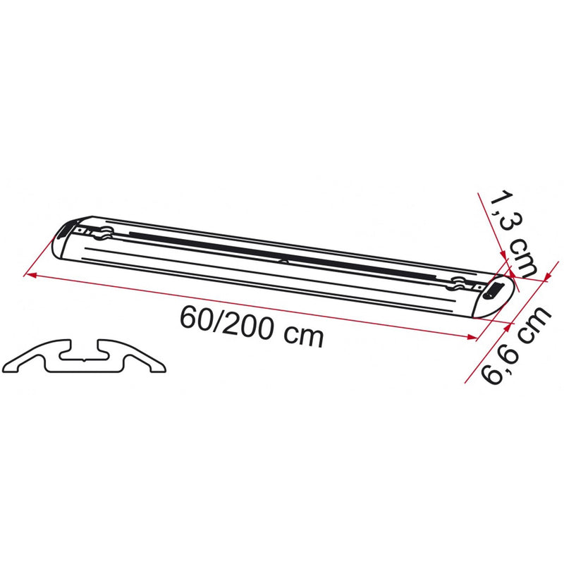 98655-608 GARAGE BARS PREMIUM 60 Fiamma  - Dynamic Drive