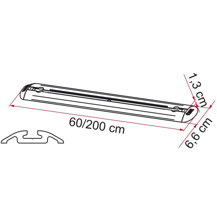 98655-608 GARAGE BARS PREMIUM 60 Fiamma  - Dynamic Drive