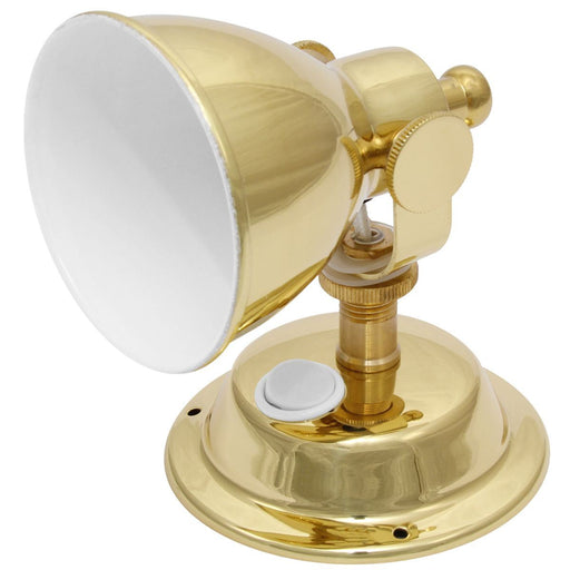 AAA LED Adjustable Reading Light Brass Warm White 12V AAA - Dynamic Drive