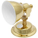 AAA LED Adjustable Reading Light Brass Warm White 12V AAA - Dynamic Drive