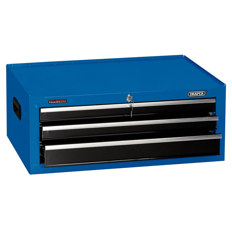 Draper Intermediate Tool Chest, 3 Drawer, 26", Blue 14970 Draper - Dynamic Drive