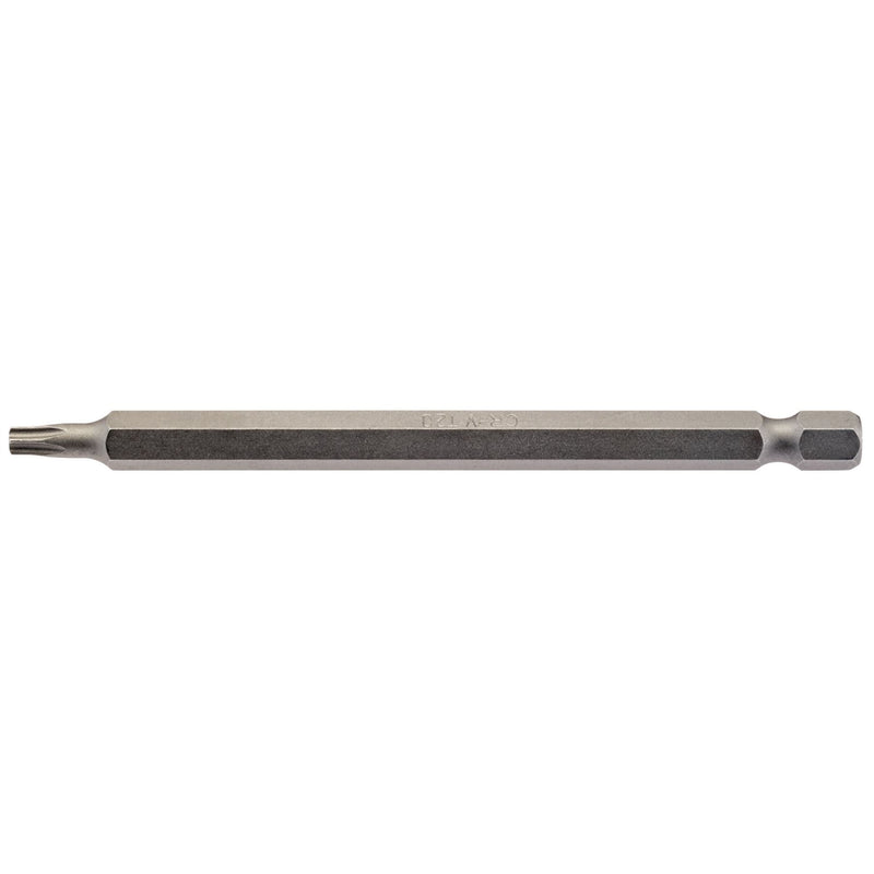 Draper TX-STAR Insert Bit, 1/4" Hex, 100mm Long, T20 (Pack of 1) Draper - Dynamic Drive