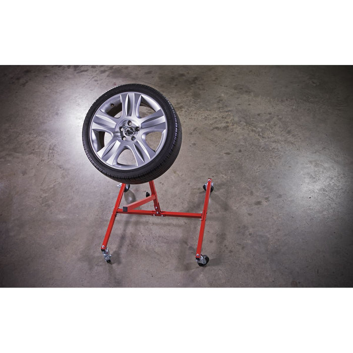Sealey Alloy Wheel Painting/Repair Stand Single Wheel Capacity MK72 Sealey - Dynamic Drive