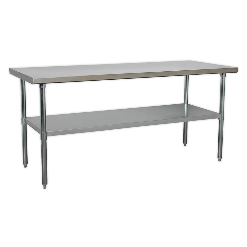 Sealey Stainless Steel Workbench 1.8m AP1872SS Sealey - Dynamic Drive