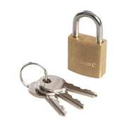 Silverline Brass Padlock 20mm Silverline - Dynamic Drive
