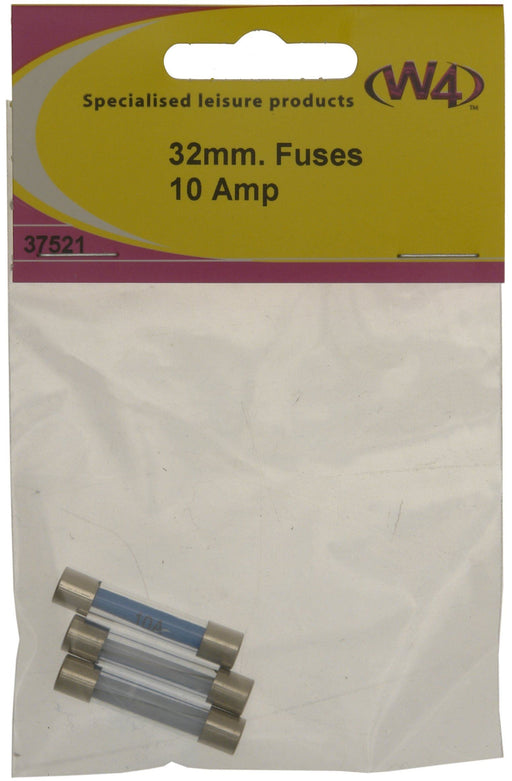 W4 Fuse 10A 32Mm (3) 37521 W4 - Dynamic Drive