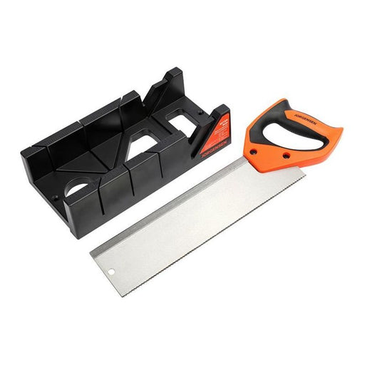 Pony Jorgensen Plastic Mitre Box with Saw 11.1/4in Pony Jorgensen - Dynamic Drive