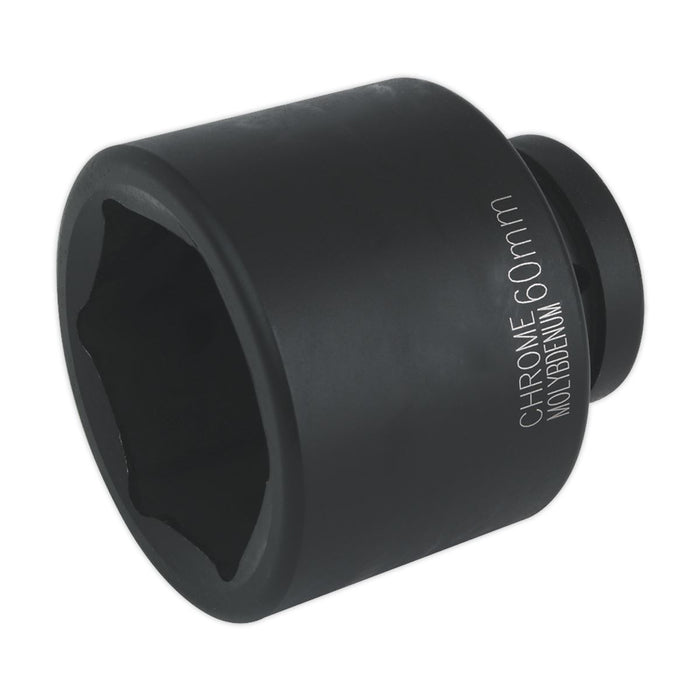 Sealey Impact Socket 60mm 1"Sq Drive IS160 Sealey - Dynamic Drive