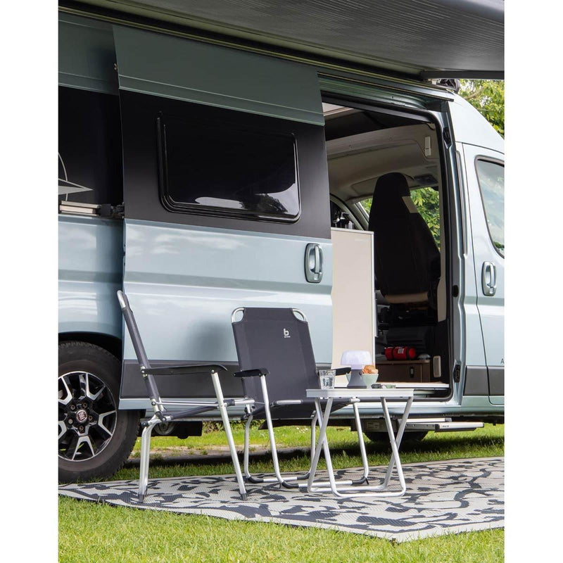 Bo-Camp Stool & Top Foldable Grey Bo-Camp - Dynamic Drive