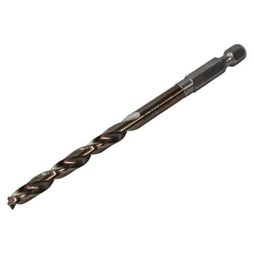 Faithfull HSSE M35 Cobalt Quick-Change Impact Drill Bit 6.0mm OL:109mm WL:57mm Faithfull - Dynamic Drive