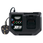 Draper XP20 20V Fast Battery Charger, 6A 56334 Draper - Dynamic Drive
