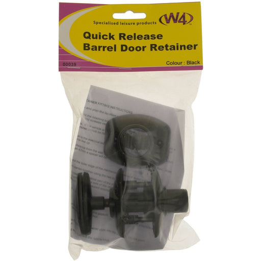 W4 Quick Release Barrel Door Retainer Black 00039 W4 - Dynamic Drive