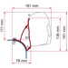 Fiamma F45 Bracket for VW T5/T6 Transporter Lift Roof RHD - Deep Black Fiamma - Dynamic Drive