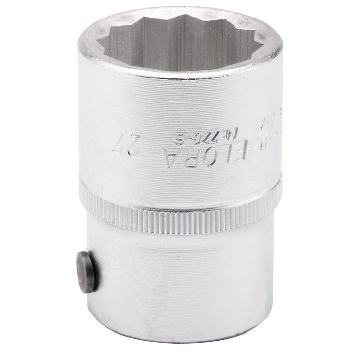 Draper Elora Bi-Hexagon Socket, 3/4" Sq. Dr., 27mm 00757 Draper - Dynamic Drive