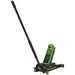 Sealey Trolley Jack 3tonne Rocket Lift Green 3040AG Sealey  - Dynamic Drive