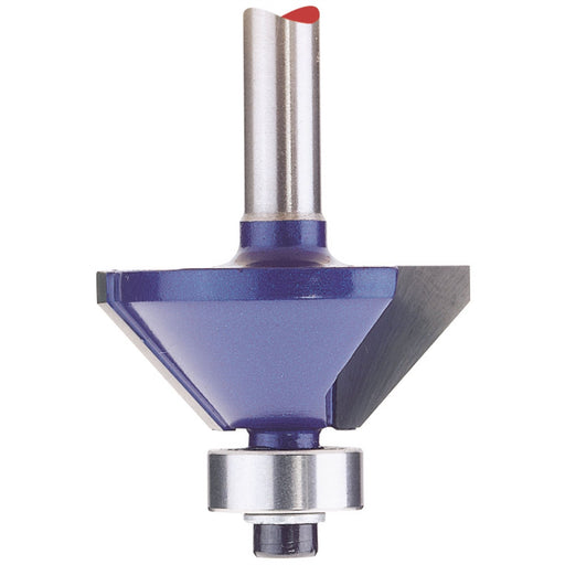 Draper TCT Router Bit, 1/4" Chamfering, 30mm x 45&deg; 75340 Draper - Dynamic Drive