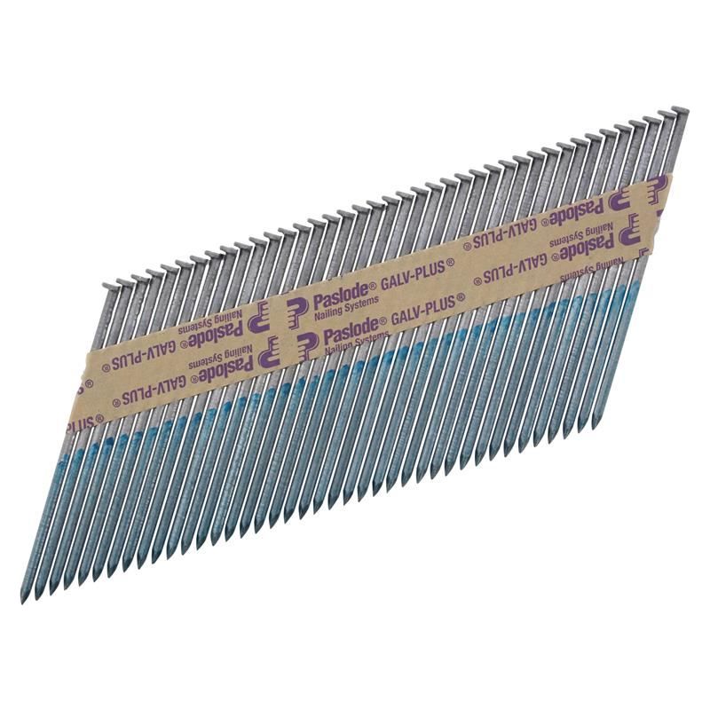 Paslode 3.1 x 90mm IM350 Smooth Nails Galv-Plus® Finish Box of 2200 + 2 Fuel Cells Paslode - Dynamic Drive
