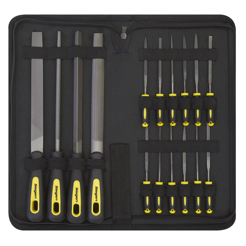 Sealey File Set 16pc Engineer's & Needle S05781 Sealey - Dynamic Drive