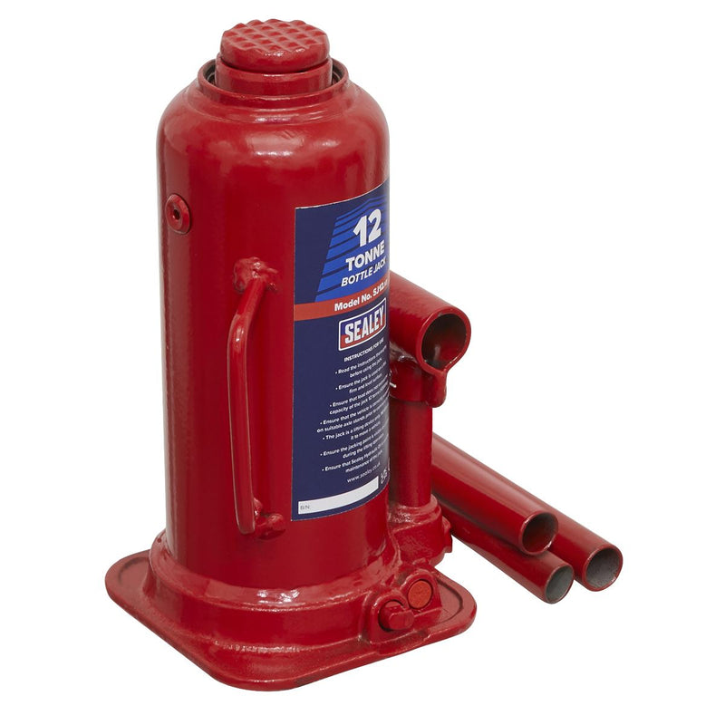 Sealey Bottle Jack 12 Tonne SJ12 Sealey - Dynamic Drive