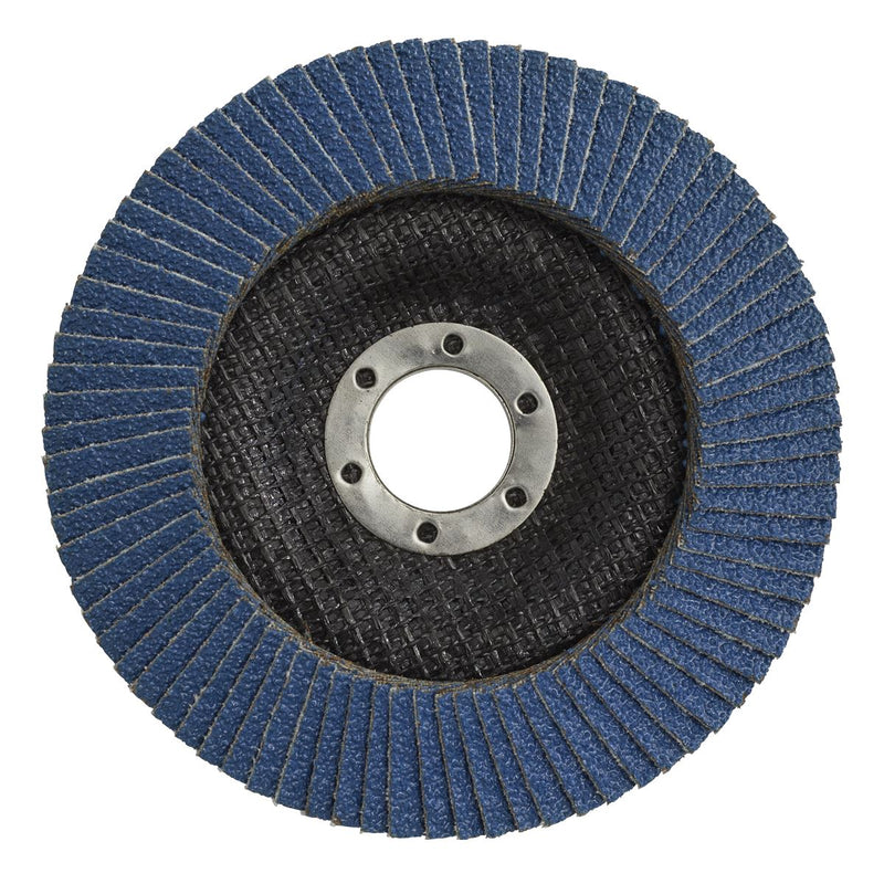 Sealey Flap Disc Zirconium125mm22mm Bore 40Grit FD12540 Sealey - Dynamic Drive