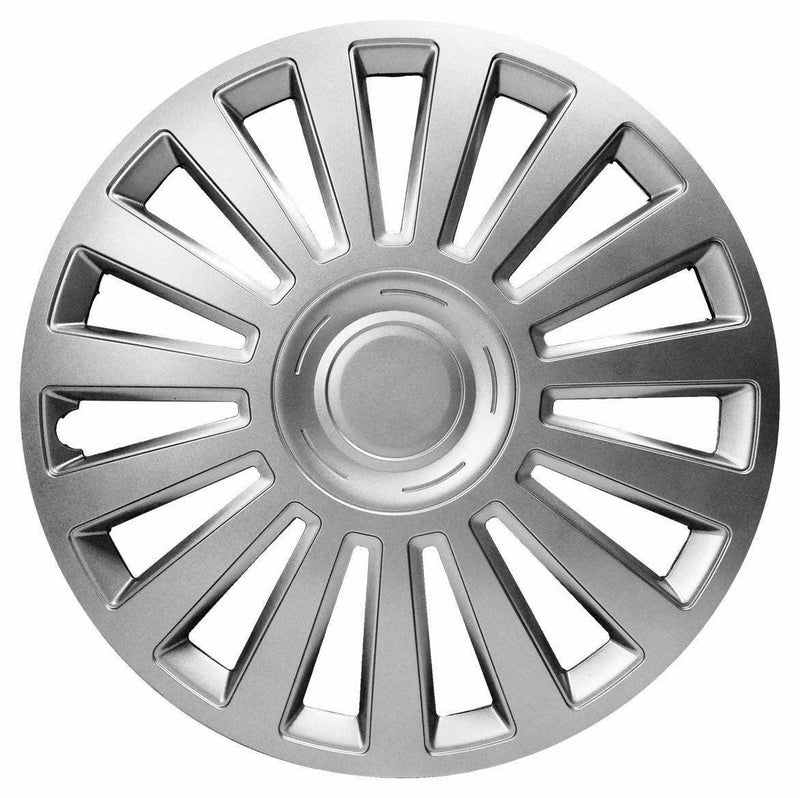 15" Lux Multi-Spoke Wheel Trims Hub Caps Covers Protectors Set of 4 ABS Plastic Versaco  - Dynamic Drive