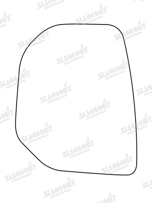Summit Non-Heated Base Plate With Commercial Mirror Glass fits Peugeot Partner, Citroen Berlingo LHS Summit - Dynamic Drive