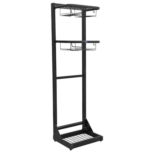 Sealey Motorcycle Helmet & Gear Tidy, Freestanding MS081FS Sealey - Dynamic Drive