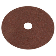 Sealey Fibre Backed Disc115mm 24Grit Pack of 25 WSD4524 Sealey - Dynamic Drive