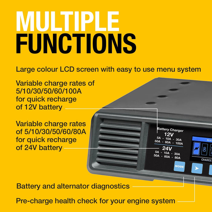 Ring Smart Charge Pro 100A 12/24V Ring Automotive - Dynamic Drive