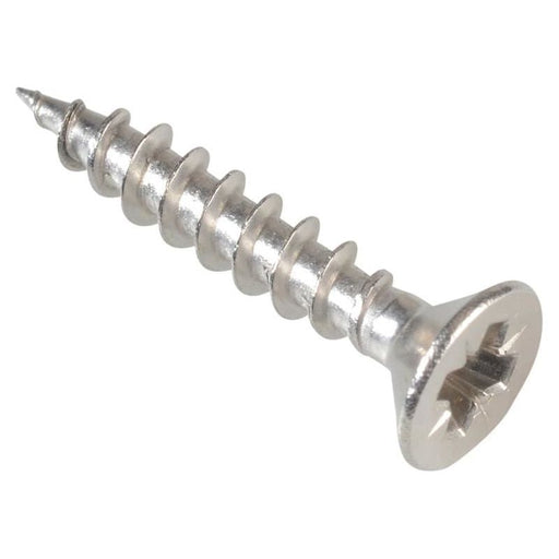 Forgefix Multi-Purpose Pozi Compatible Screw CSK ST S/Steel 3.5 x 20mm Box 200 ForgeFix - Dynamic Drive