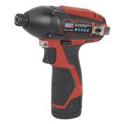 Sealey Cordless Impact Driver 1/4"Hex Drive 80Nm 12V SV12 Series Body Only Sealey - Dynamic Drive
