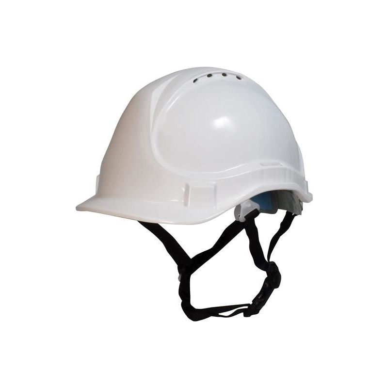 Scan Short Peak Safety Helmet White Scan - Dynamic Drive
