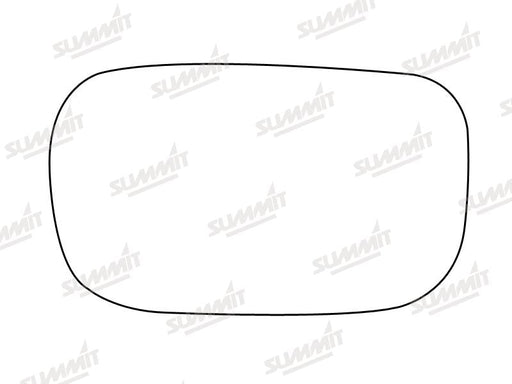 Summit Stick-On Standard Mirror Glass fits Toyota Celica 99 on LHS Summit - Dynamic Drive
