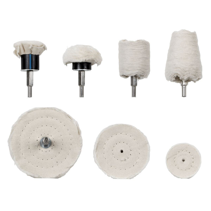 Sealey Polishing Wheel Set 8pc BGPW08 Sealey - Dynamic Drive