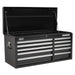 Sealey Topchest 10 Drawer with Ball-Bearing Slides Heavy-Duty Black AP41110B Sealey - Dynamic Drive