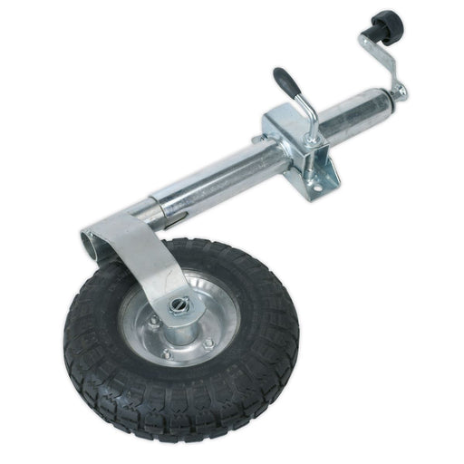 Sealey Jockey Wheel & Clamp48mm260mm Pneumatic Wheel TB372 Sealey - Dynamic Drive
