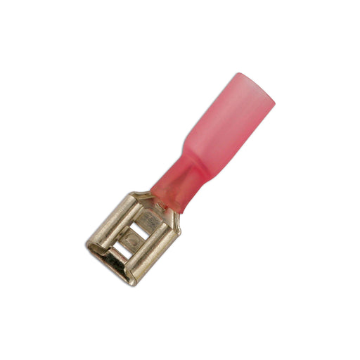 Connect Red Heat Shrink Female Push-on Terminal 6.3mm 25pc 30165 Tool Connection - Dynamic Drive