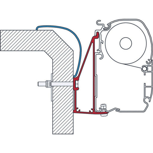 Fiamma Rapido 6 Bracket 3.5m Fiamma - Dynamic Drive