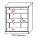 Sealey Floor Cabinet 2 Shelf 2 Door SC03 Sealey - Dynamic Drive