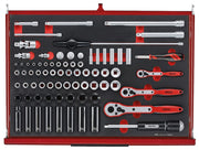 Teng Tools 26" PRO35™ roller cabinet FOAM tool kit 335 pieces red Town Tools - Dynamic Drive