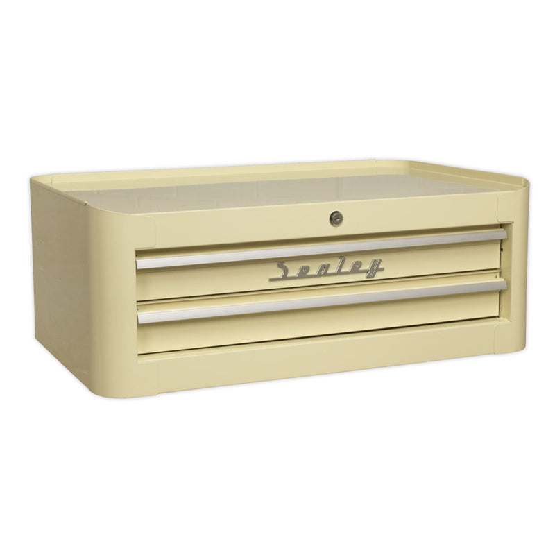 Sealey Retro Style Topchest Mid-Box & Rollcab Combination 10 Drawer Cream Sealey - Dynamic Drive