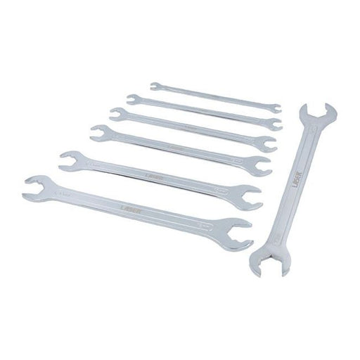 Laser Ultra Thin Ratcheting Action Spanner Set 7pc 8521 Laser - Dynamic Drive