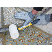 Draper Non-Marking Rubber Head Mallet with Fibreglass Shaft, 680g/24oz 09119 Draper - Dynamic Drive