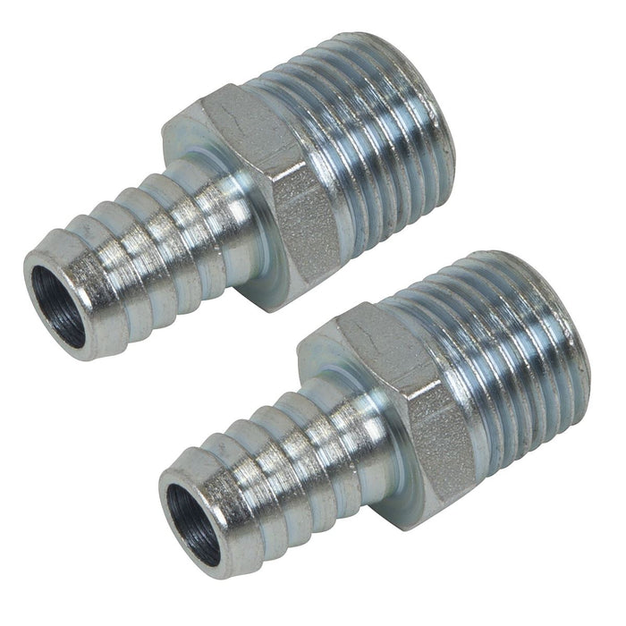 PCL PCL Screwed Tailpiece Male 1/2"BSPT - 1/2" Hose - Pack of 2 AC99 PCL - Dynamic Drive