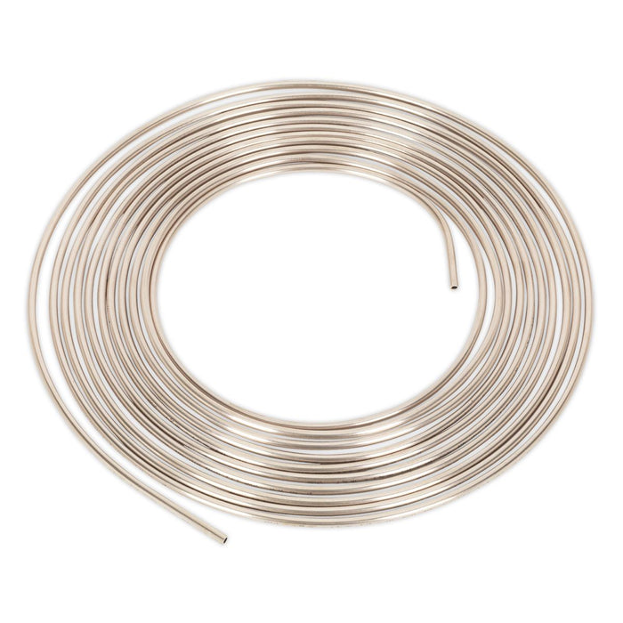 Sealey Brake Pipe Seamless Tube Cupro-Nickel 22 Gauge 3/16" x 25ft BS EN 12449 C Sealey - Dynamic Drive