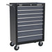 Sealey Rollcab 8 Drawer with Ball-Bearing Slides - Black/Grey Sealey  - Dynamic Drive