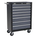 Sealey Rollcab 8 Drawer with Ball-Bearing Slides Black/Grey AP3508TB Sealey - Dynamic Drive