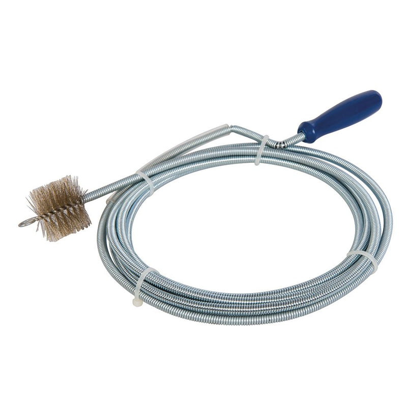 Silverline Drain Auger with Brush 3m Silverline - Dynamic Drive