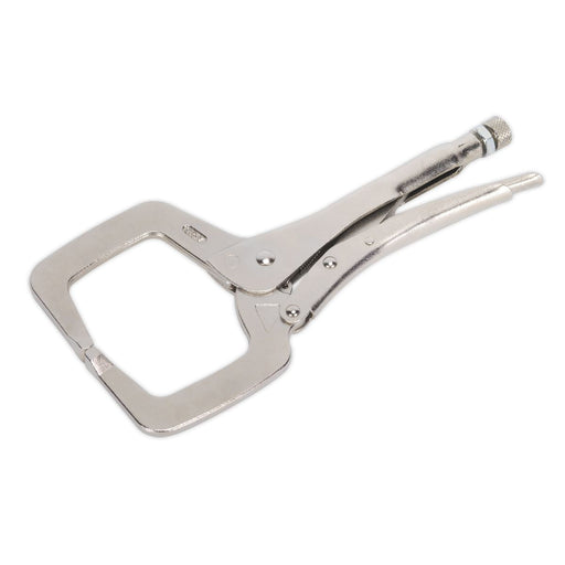 Sealey Locking C-Clamp 280mm 0-90mm Capacity AK6827 Sealey - Dynamic Drive