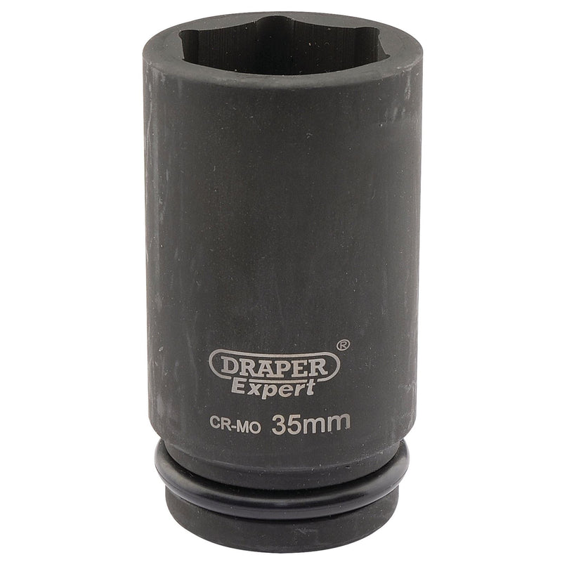 Draper Expert HI-TORQ 6 Point Deep Impact Socket, 3/4" Sq. Dr., 35mm Draper - Dynamic Drive